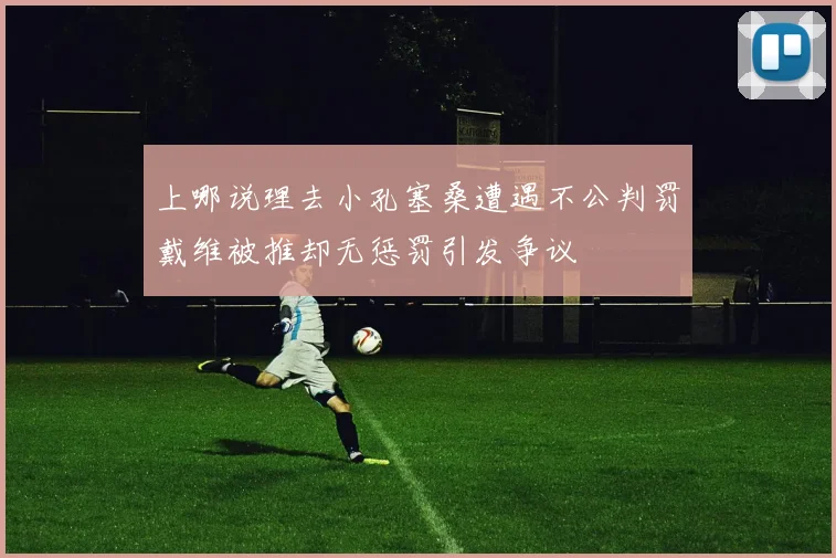 上哪说理去小孔塞桑遭遇不公判罚戴维被推却无惩罚引发争议