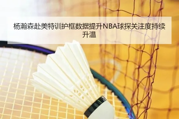 杨瀚森赴美特训护框数据提升NBA球探关注度持续升温（ManBetX）